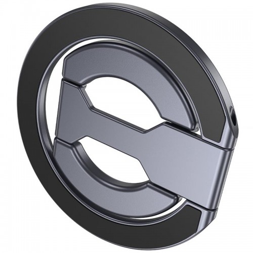 Магнітний тримач для телефону Hoco GH9 Double-ring Metal gray