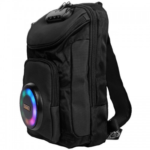 Слінг-рюкзак зі вбудованою колонкою Hoco HC42 Journey Bass Black