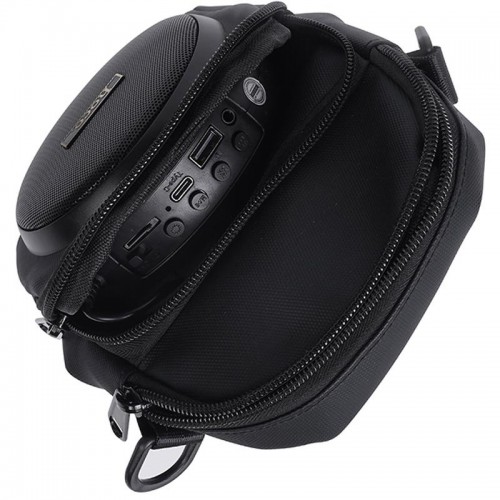 Сумка кросс-боди со встроенной колонкой Hoco HC41 Wave Bass Black