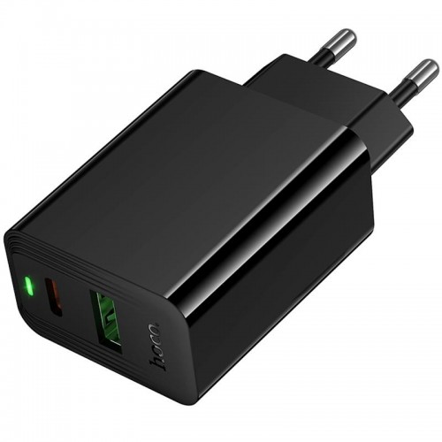СЗУ Hoco CS95A Leader PD30W+QC3.0 (1USB-A/1C) Black