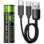 Аккумуляторные батарейки Hoco JA3 Energy AA 2 pcs Black