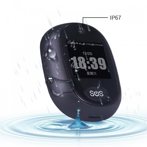 Трекер GPS V45 Tracker Pendant with display SIM (4GLTE with 2GGSM fallback) 600mAh Black