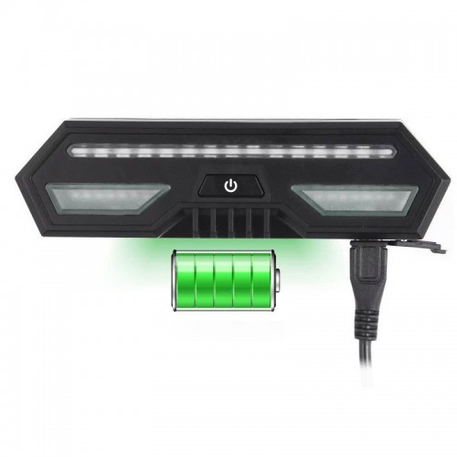 Трекер GPS велосипедний V03B Bike Tacker+Auto Tail Light 2in1 SIM (4GLTE+3GWCDMA+2GGSM) 140/2400mAh Black