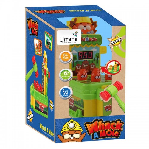 Настільна інтерактивна гра Ummi HF-1330A Whack A Mole Electric Green / Yellow