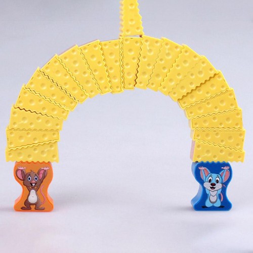 Настольная интерактивная игра Ummi 707-B19 Mouse Stacking Cakes Game Yellow