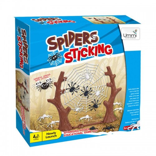 Настольная интерактивная игра Ummi 707-105 Spider Sticking Game Brown
