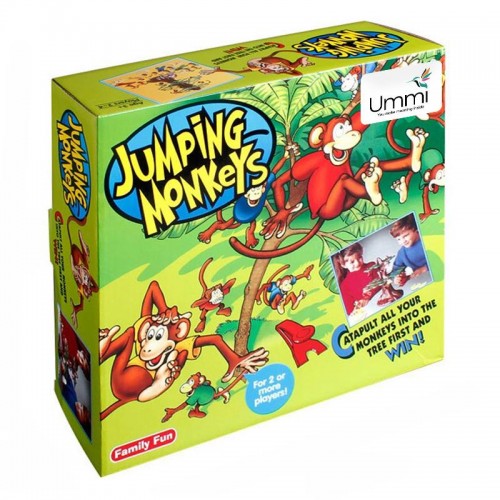 Настольная интерактивная игра Ummi 707-31 Jumping Monkeys Game Brown / Green