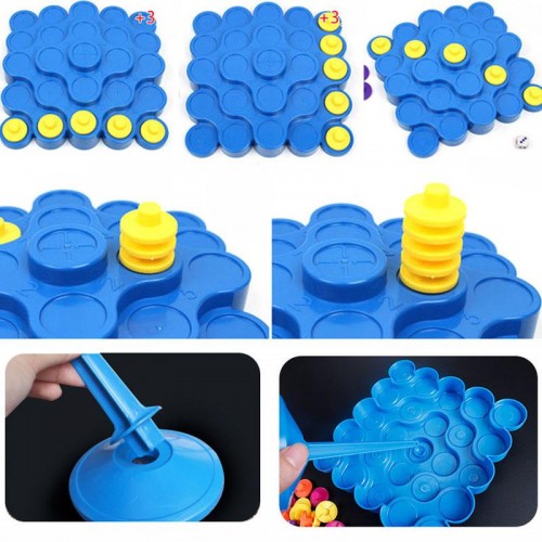 Настольная интерактивная игра Ummi 707-30 Topple Tower Game Blue