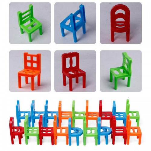 Настільна інтерактивна гра Ummi 301 Balance Chairs (18pcs) Colorful