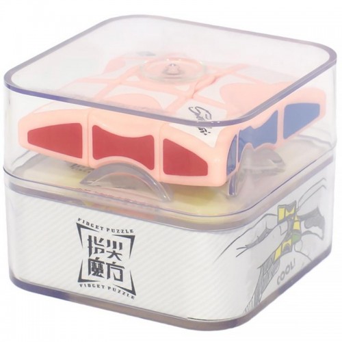 Дитяча інтерактивна головоломка Rubik's Cube Fingertips Spinner Coral