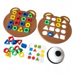 Настольная интерактивная игра Ummi Shape Matching Game + answer bell Colorful