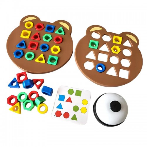 Настільна інтерактивна гра Ummi Shape Matching Game + answer bell Colorful