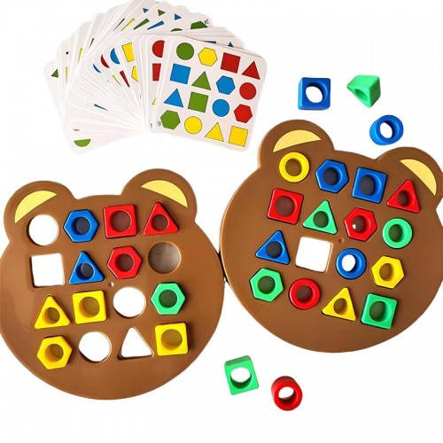 Настільна інтерактивна гра Ummi Shape Matching Game + answer bell Colorful