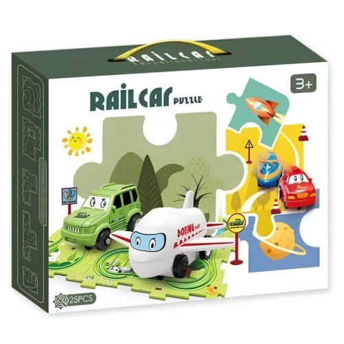 Розвиваюча іграшка-пазл SHT 1103A Dinosaur Park (25pcs) Yellow