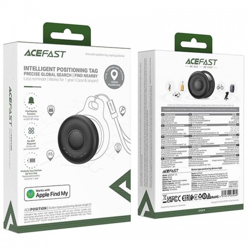 Трекер Acefast S1 Findy Black