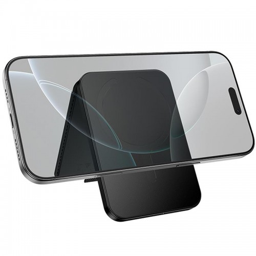 Кардхолдер магнитный Hoco E91I Tiger с трекером 120 mAh Black