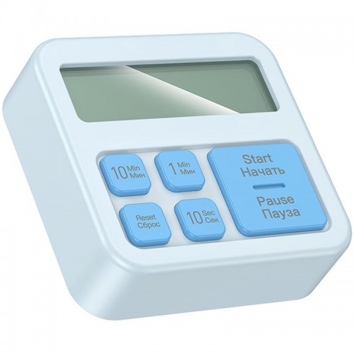 Электронный таймер + часы Hoco HX43 Electronic Blue