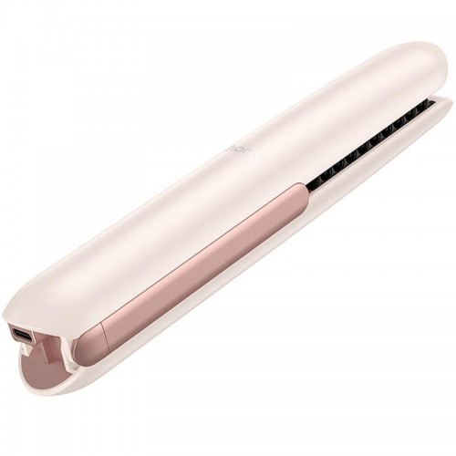 Бездротовий випрямляч для волосся Hoco HP46 Explicit with digital display Pink