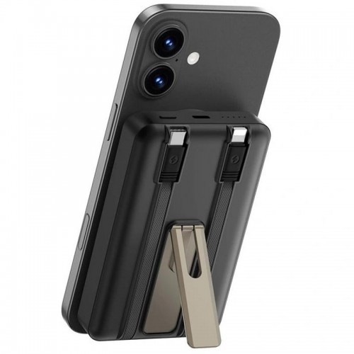 Power Bank WIWU Wi-P056 22.5W+PD20W з БЗП+iWatch with cable 10000 mAh Black