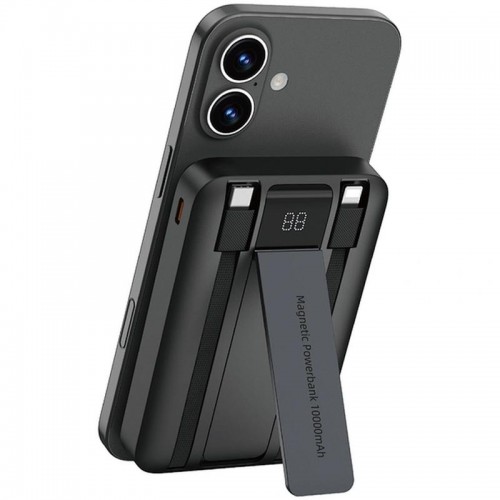 Power Bank WIWU Wi-P061 22.5W+PD20W з БЗП+iWatch with cable 10000 mAh Black