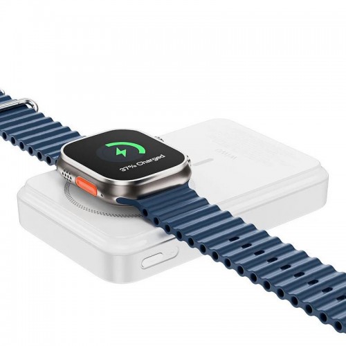 Power Bank WIWU Wi-P061 22.5W+PD20W з БЗП+iWatch with cable 10000 mAh White