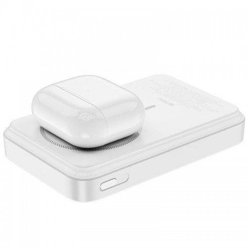 Power Bank WIWU Wi-P061 22.5W+PD20W з БЗП+iWatch with cable 10000 mAh White
