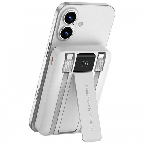 Power Bank WIWU Wi-P061 22.5W+PD20W з БЗП+iWatch with cable 10000 mAh White