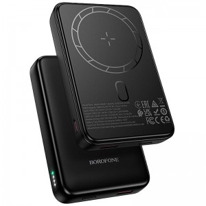 Портативний ЗП Power Bank Borofone BJ82A Dawn 20W з БЗП 10000 mAh Black