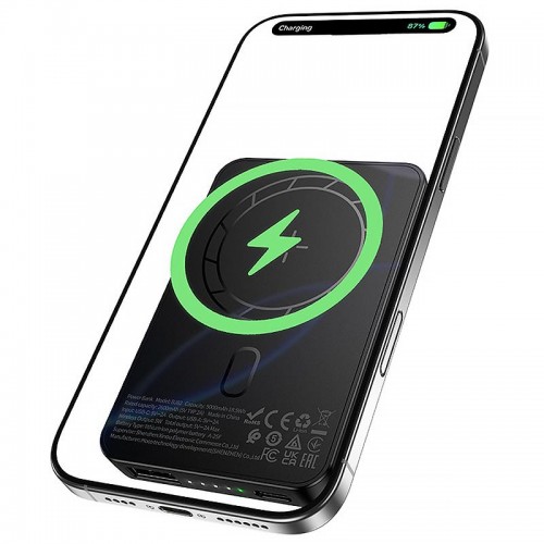 Портативний ЗП Power Bank Borofone BJ82 Dawn 20W з БЗП 5000 mAh Black