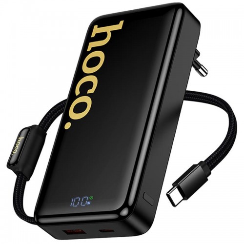 Power Bank Hoco Q45 Worrier 22.5W+PD20W with cable 10000 mAh Black