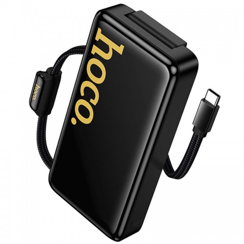 Power Bank Hoco Q45 Worrier 22.5W+PD20W with cable 10000 mAh Black