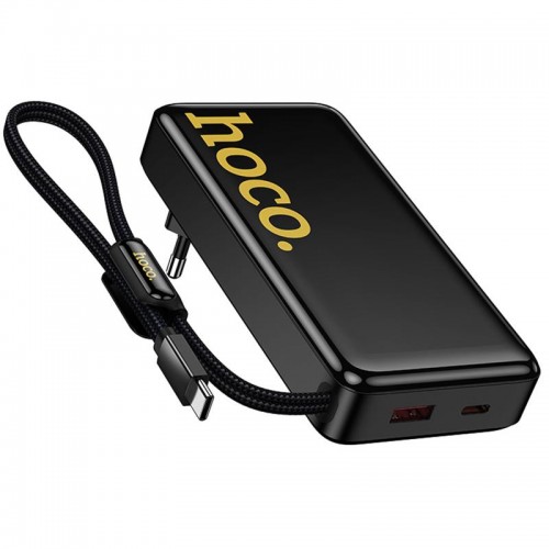 Power Bank Hoco Q45 Worrier 22.5W+PD20W with cable 10000 mAh Black