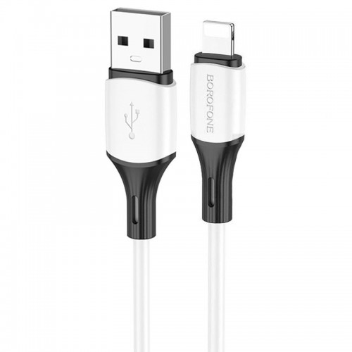 Дата кабель Borofone BX79 USB to Lightning (1m) Білий