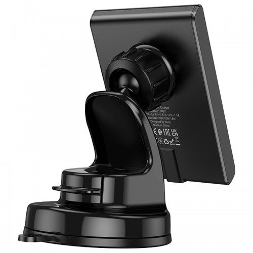 Автодержатель с БЗУ Hoco HW20 Precious (center console) Black