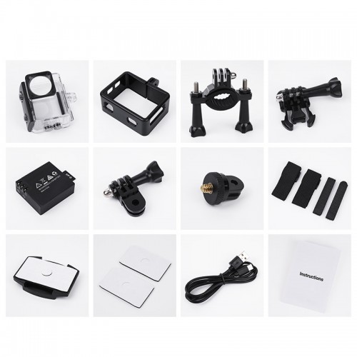 Экшн-камера Hoco DV102 4K anti-shake sports Black