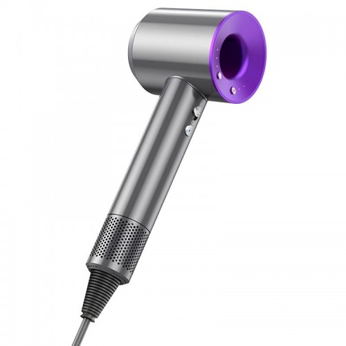 Фен для волос Hoco HP11 Plus с отрицательной ионизацией (1600W) Purple