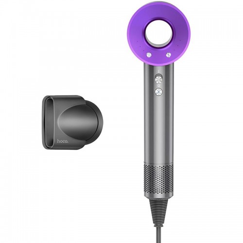 Фен для волос Hoco HP11 Plus с отрицательной ионизацией (1600W) Purple