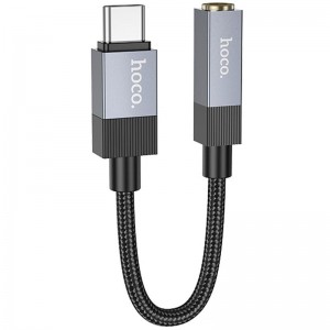Переходник Hoco UPA32C Type-C to 3.5mm Black