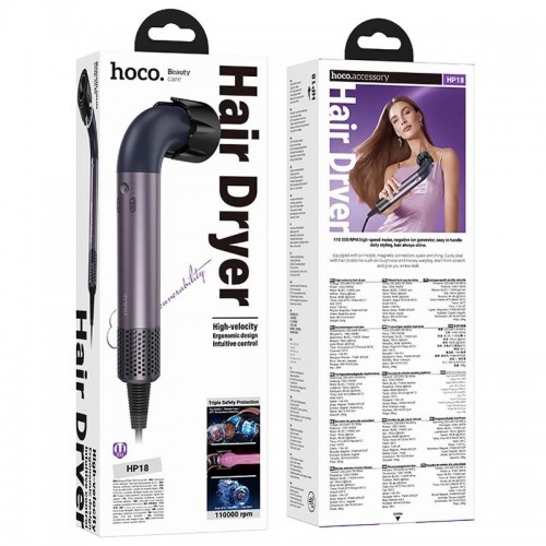 Фен для волос Hoco HP18 Swift Dry (1450W) Purple