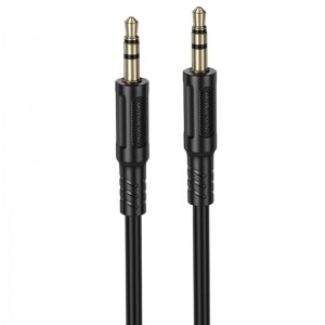 Аудио кабель Aux Borofone BL25 Nice (1m) Black