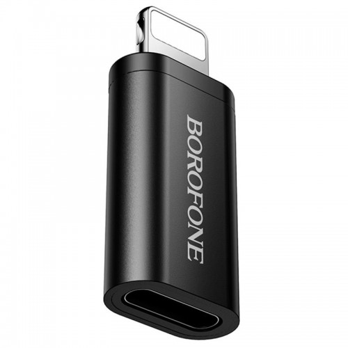 Переходник Borofone BV26A Lightning Male to Type-C Female USB2.0 Black