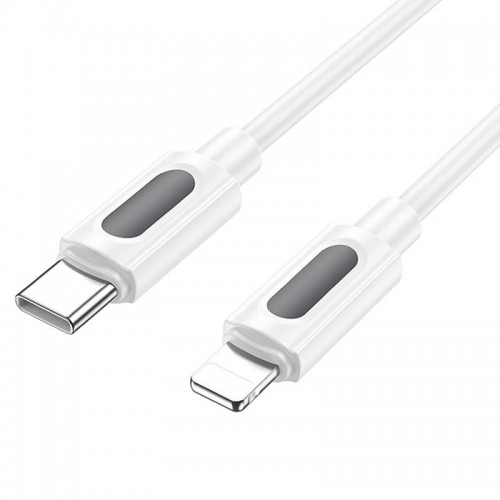 Дата кабель Borofone BX114 Structure Type-C to Lightning 27W (1m) White
