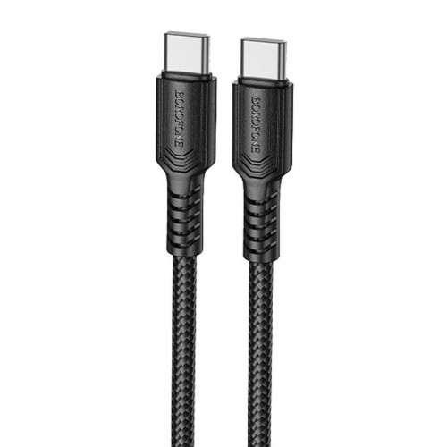 Дата кабель Borofone BX116 Certain Type-C to Type-C 60W (1m) Black