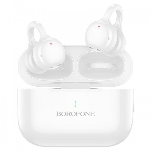 Бездротові TWS навушники Borofone BW95 Cancion clip-on White