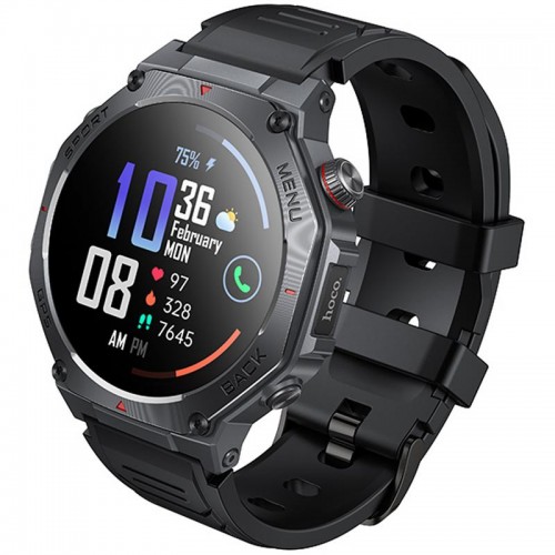 Смарт-годинник Hoco Y37 Smart sports watch (call version) Black