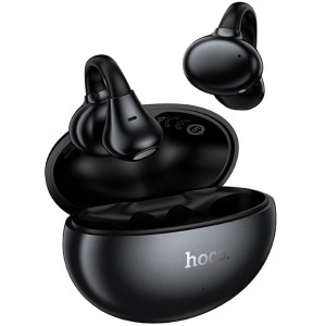 Бездротові TWS навушники Hoco EA8 Warm clip-on (App) Metal gray