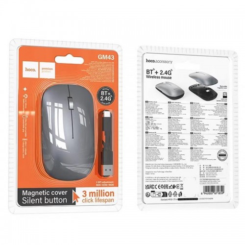 Миша Hoco GM43 Adelanto 2.4G Deep space gray
