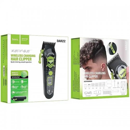 Машинка для стрижки волос Hoco DAR22 Barber Pro Black