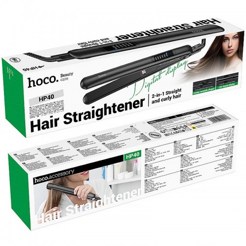 Выпрямитель для волос Hoco HP40 Hair damage protection Black