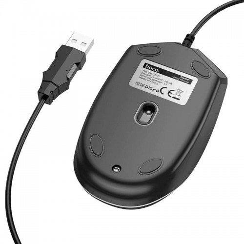 Проводная мышь Hoco GM37 Wonderful Gaming Luminous Black